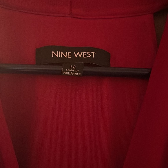 Stunning red dress with mid section overlay - Picture 3 of 3